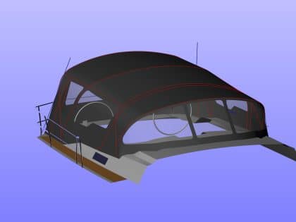 Bavaria Cruiser 51 Cockpit Enclosure to fit our Custom Design Sprayhood