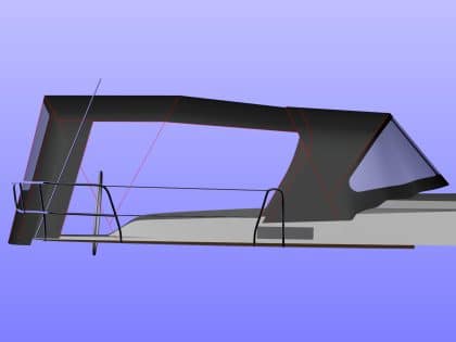Bavaria Cruiser 51 Cockpit Enclosure to fit our Custom Design Sprayhood