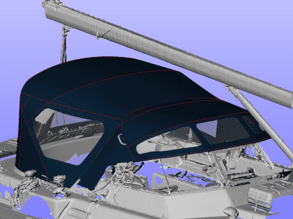 Najad 460 Cockpit Enclosure