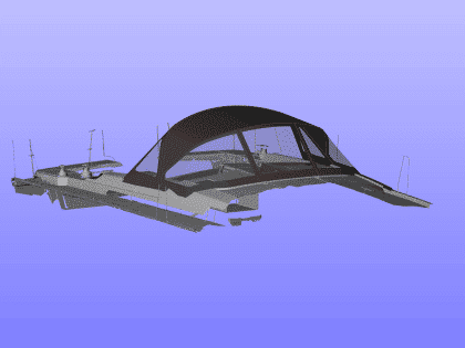 Hanse 460 2 Bar Sprayhood