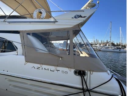 Azimut 58 Cockpit Enclosure