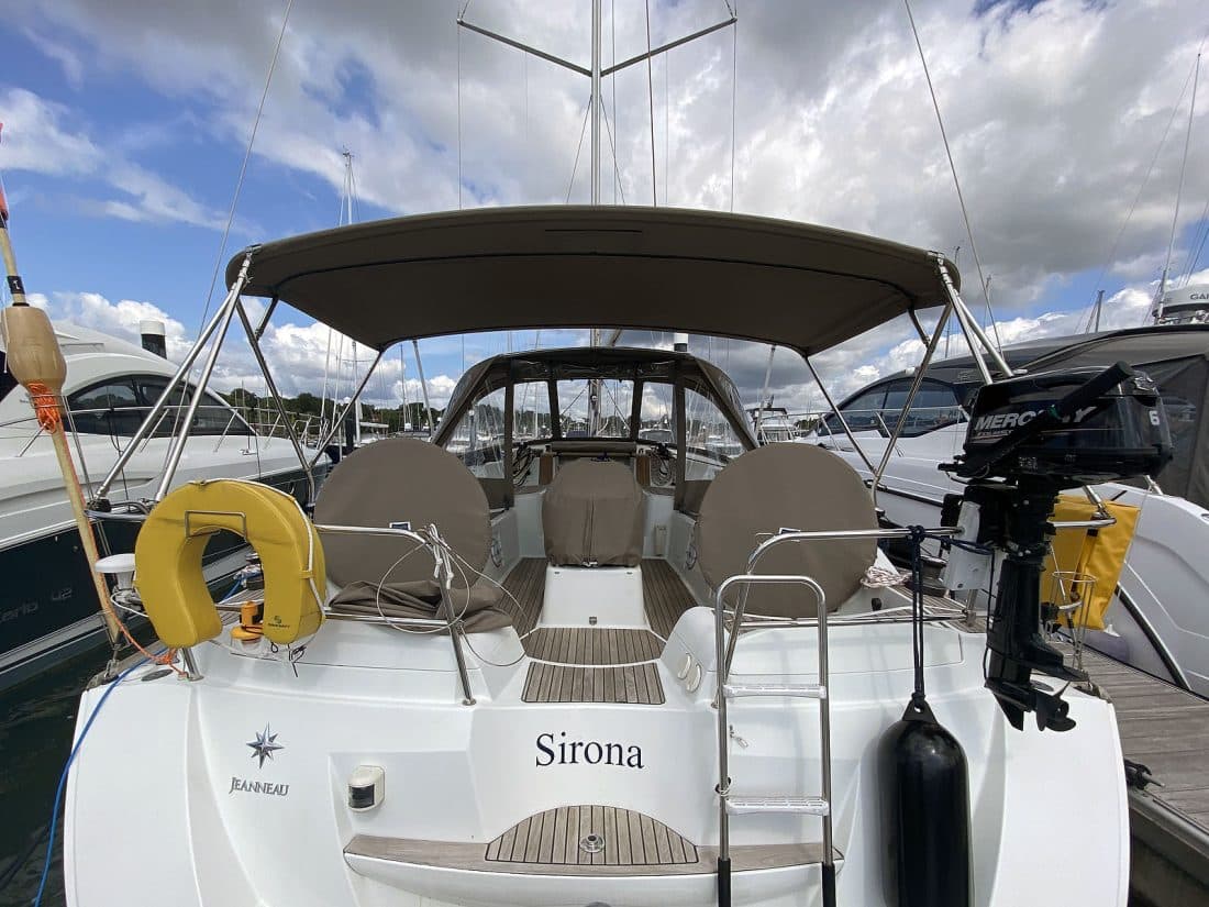 Jeanneau Sun Odyssey 42DS Replacement Bimini Canvas For Factory Fit Original