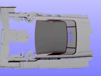 Beneteau First 53 Sprayhood Aft Extension