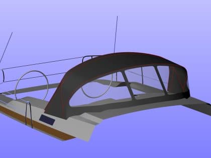 Bavaria Cruiser 51 Custom Design Sprayhood