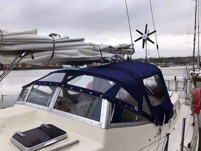 Rival 41 Cockpit Enclosure to fit Tecsew Sprayhood to fit Windscreen