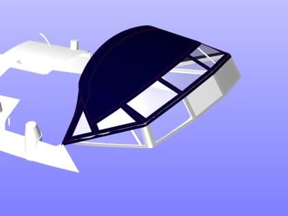 Rival 41 Sprayhood to fit Windscreen