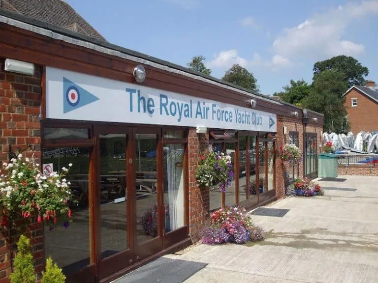 Royal Air Force Yacht Club (RAFYC), offering a range of facilities and a strong sailing community.