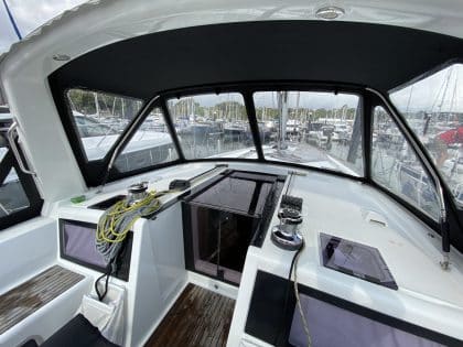 Stephen M, owner of a Beneteau Oceanis 48 at Premier Marina Swanwick, praises Tecsew for the fit and quality of their full cockpit enclosure.