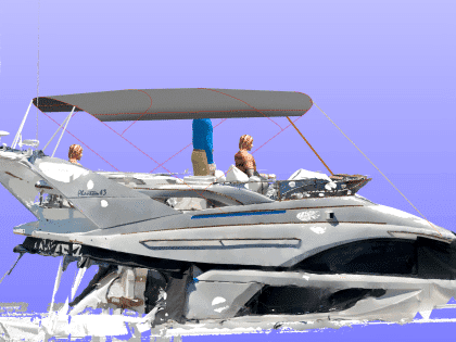 Flybridge Bimini – Fairline Phantom 43