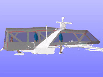 Bimini Enclosure Conversion Sealine T60 CAD (1)