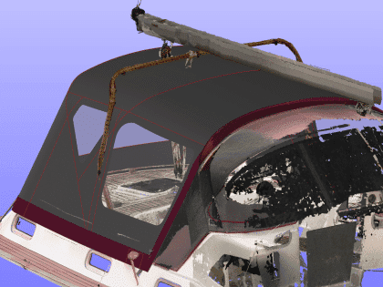 Cockpit Enclosure Southerly 135 fited to Tecsew standard sprayhood (3)