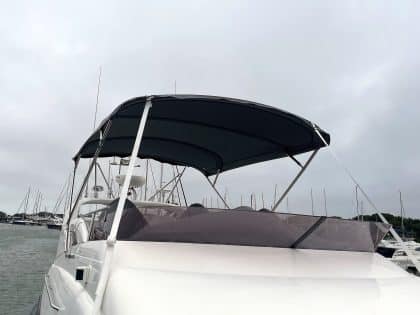 Flybridge Bimini – Fairline Phantom 43 (3)