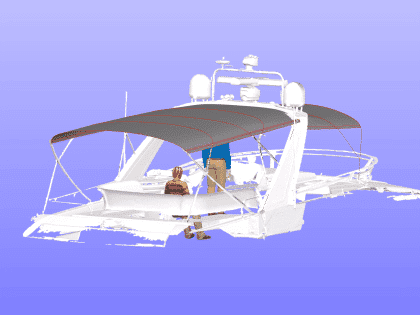 Flybridge Biminis Sealine T60 (3)
