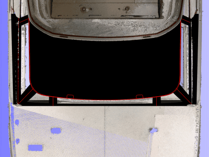 Jeanneau DB 37 Fore and Aft Cockpit Enclosures, Design 1 with aft frame