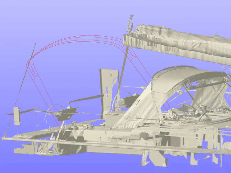 Front Corner Frames Folded