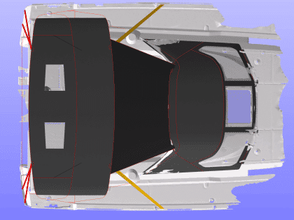 Bavaria C38 Short 3-Bar Bimini integrated with Tecsew’s Bimini Conversion for enhanced functionality.
