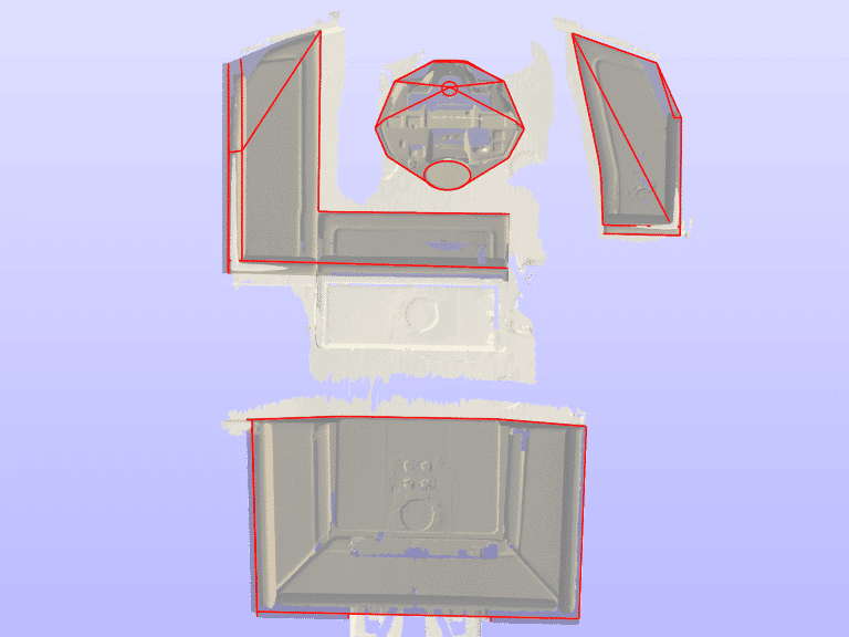 Flybridge Plan in ghosted view
