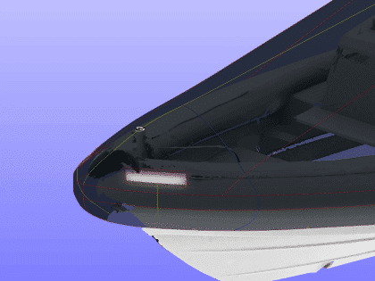 Protector 380 Targa with a Tecsew overall winter cover for all-weather protection.