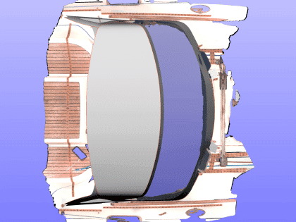 Sprayhood recover for Dufour 38 Classic, featuring Sunbrella fabric and crystal-clear windows for durability and visibility.