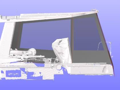 Hanse 588 HT cockpit enclosure integrated with the hard top and sunroof, providing full coverage aft of the support struts.